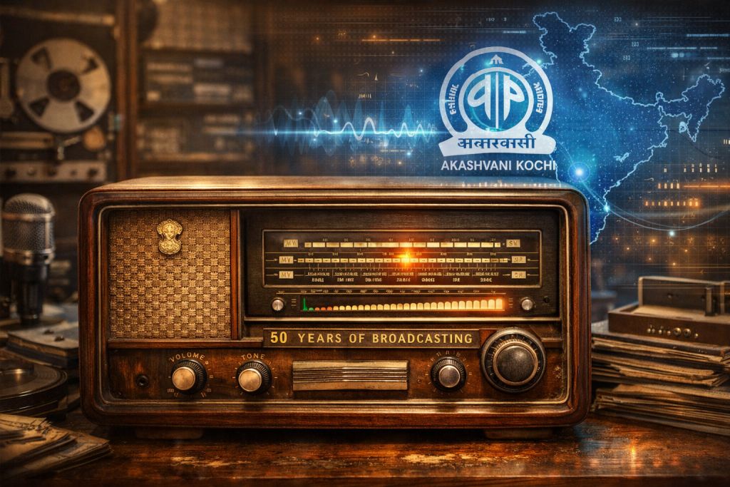 All India Radio Kochi, Kerala radio broadcasting, Akashvani Malayalam announcers, Prasar Bharati regional stations, Radio presentation quality Kerala
