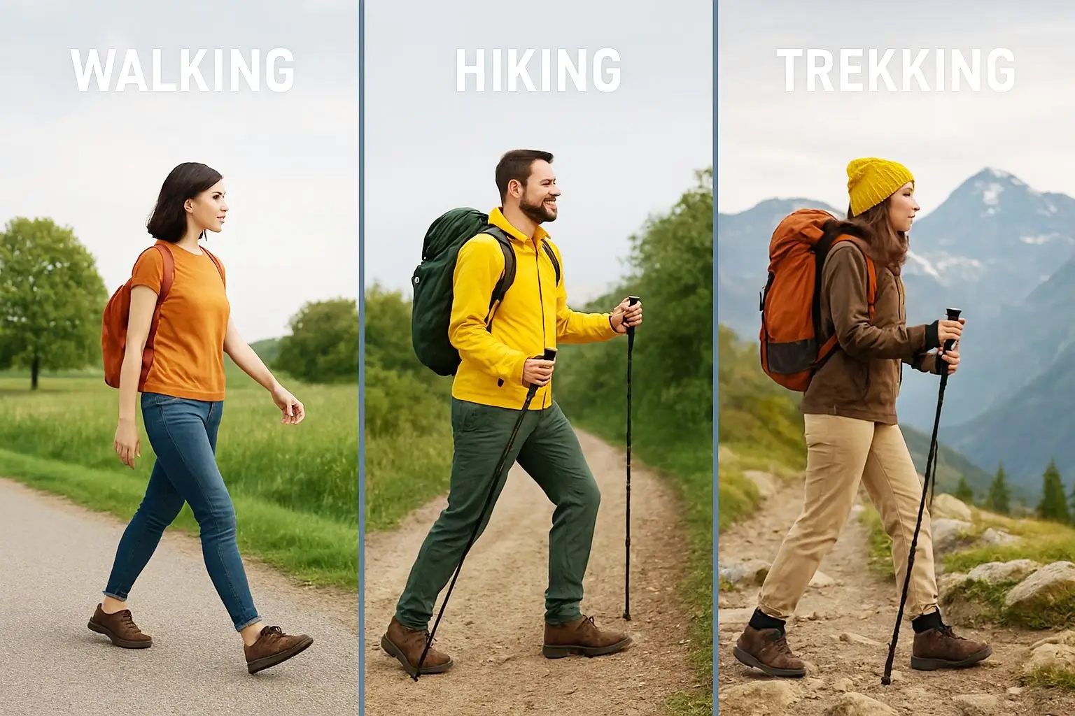 Explore Nature’s Highways: Walk, Hike, Trek