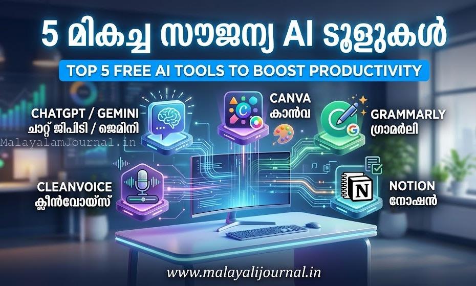 Top 5 Free AI Tools to Boost Your Daily Productivity