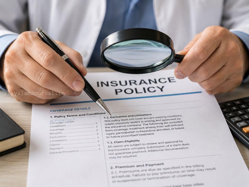 Reading hidden terms and conditions in health insurance