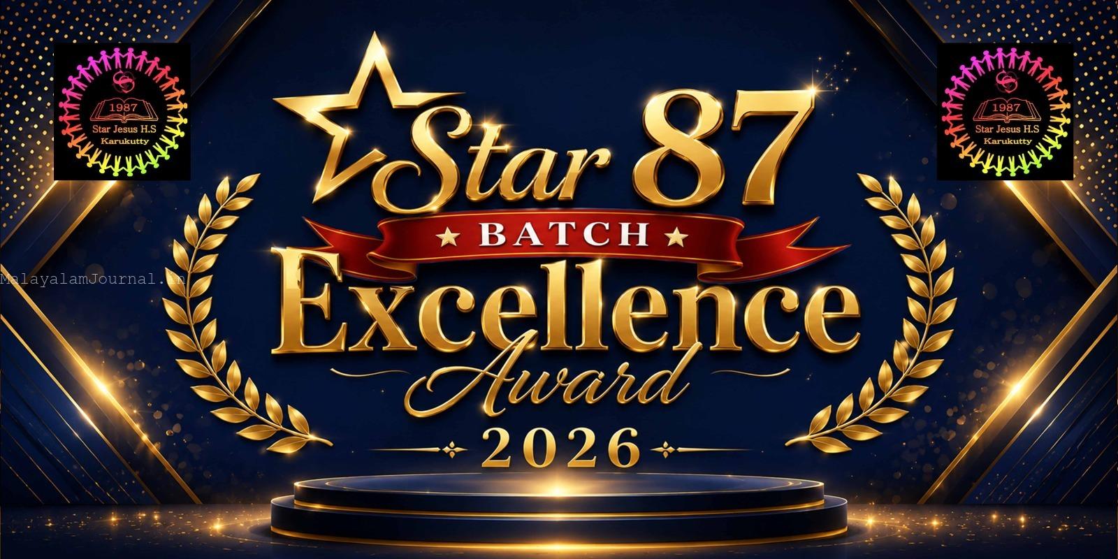 Star Jesus 87 Excellence Award 2026 News